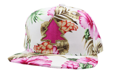 Fresh Pink Hibiscus Hat