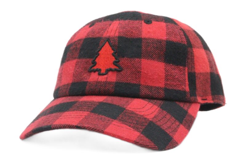 Fresh Red Plaid Dad Hat