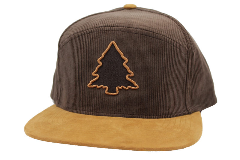 Fresh Brown Corduroy & Tan Suede Hat