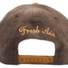 Fresh Brown Corduroy & Tan Suede Hat - Image 2