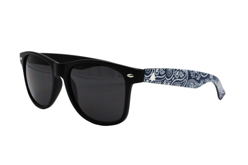 Blue Paisley Sunglasses