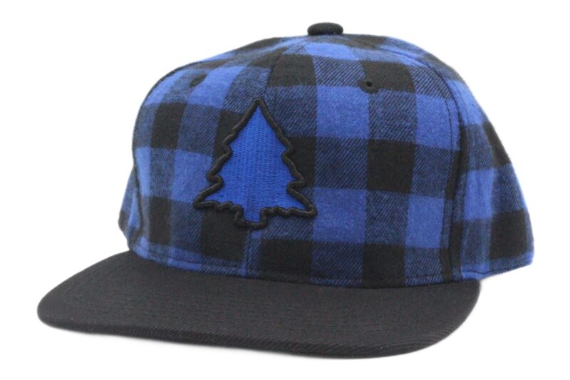 Fresh Blue Plaid Kids Hat