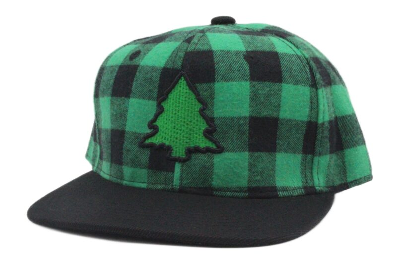 Fresh Green Plaid Kids Hat