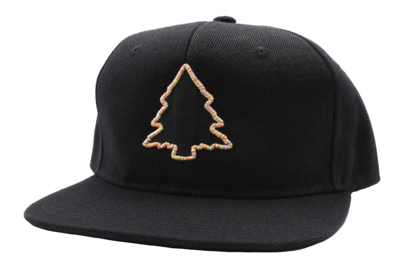 Fresh Black & Rainbow Player Hat