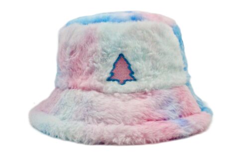 Cotton Candy Fuzzy Bucket Hat