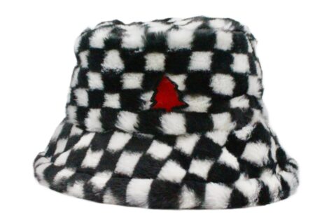 Checker Fuzzy Bucket Hat