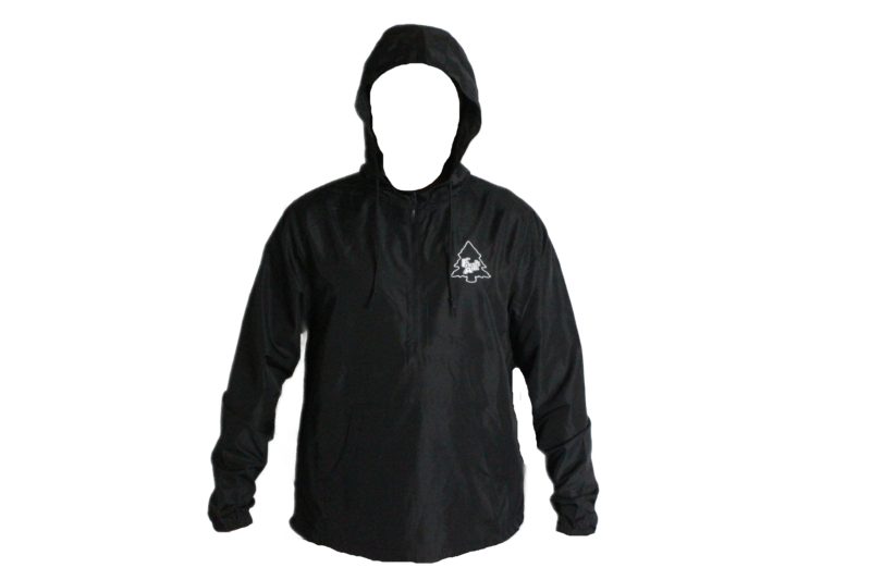 Fresh Black Lightweight Pullover Windbreaker