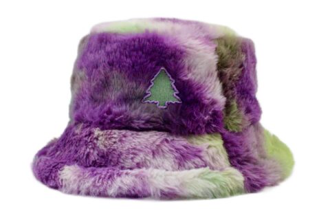 Joker Tie Dye Fuzzy Bucket Hat