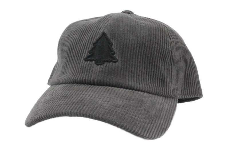 Fresh Grey Corduroy Dad Hat