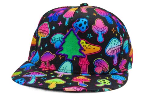 Fresh Neon Mushrooms Hat