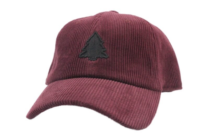 Fresh Burgundy Corduroy Dad Hat