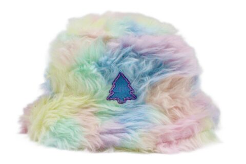 Cotton Candy Fur Fuzzy Bucket Hat