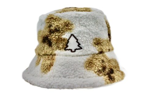 White Wool Teddy Fuzzy Bucket Hat