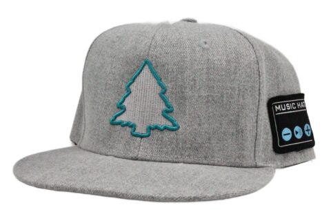 Fresh Grey & Blue Music Hat